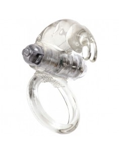 Pierścien erekcyjny wibrujący Me You Us Classic Rabbit Cock Ring Transparent - Pierścienie erekcyjne wibrujące - 1
