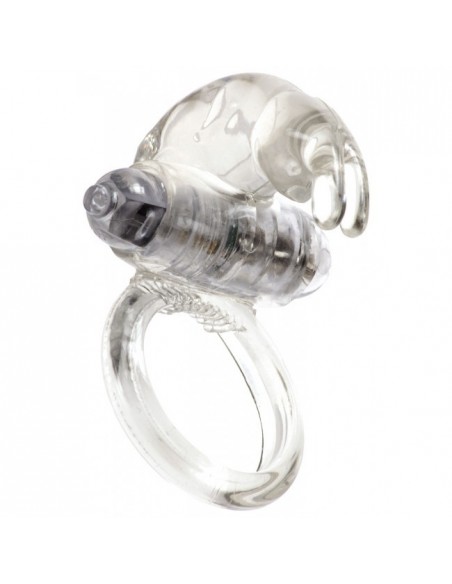 Pierścien erekcyjny wibrujący Me You Us Classic Rabbit Cock Ring Transparent - Pierścienie erekcyjne wibrujące - 1