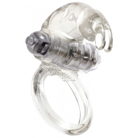 Pierścien erekcyjny wibrujący Me You Us Klasyczny Rabbit Cock Ring Transparent - 1