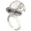 Pierścien erekcyjny wibrujący Me You Us Klasyczny Rabbit Cock Ring Transparent - 1