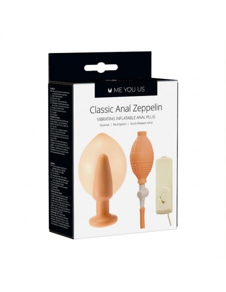 Pompowany plug analny Me You Us Zeppelin Inflatable Butt Plug - Korki analne pompowane - 1