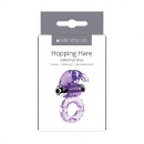 Pierścien erekcyjny wibrujący Me You Us Hopping Hare Cock Ring Fioletowy - 2