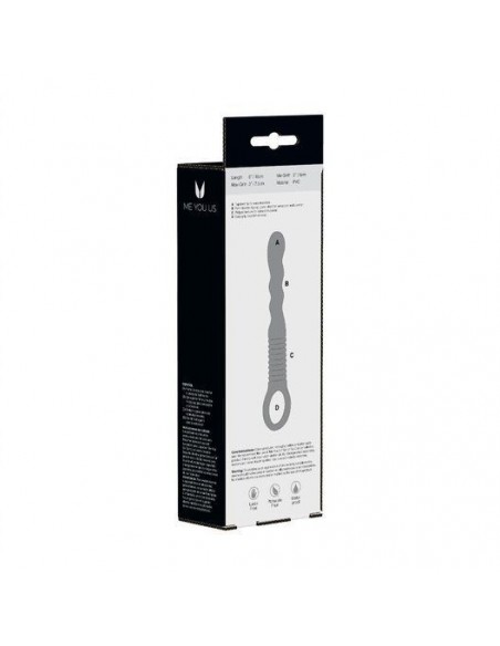 Kulki analne Me You Us Ridged Anal Teaser Blue - Kulki analne, koraliki analne - 4