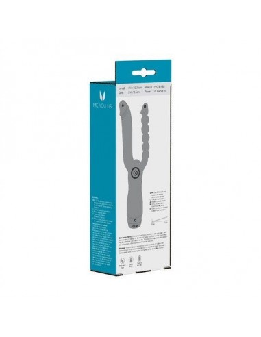 Podwójny stymulator Me You Us Extreme Dual Vibrator Purple - Wibratory wielofunkcyjne - 4