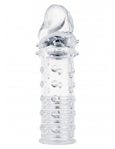 Nakładka Na Penisa Lub Wibrator Power Stud Sleeve Clear - Przedłużki i nakładki na penisa - 1