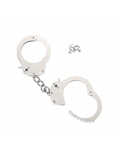 Kajdanki erotyczne Me You Us Heavy Metal Handcuffs Silver - Kajdanki erotyczne - 1