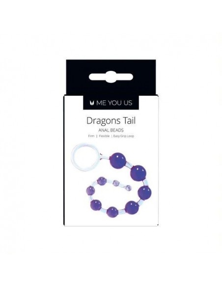 Kulki analne Me You Us Dragonz Tail Anal Beads Violet - Kulki analne, koraliki analne - 1