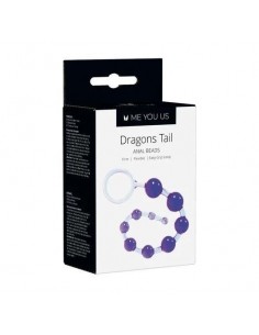 Kulki analne Me You Us Dragonz Tail Anal Beads Violet - Kulki analne, koraliki analne - 1 2