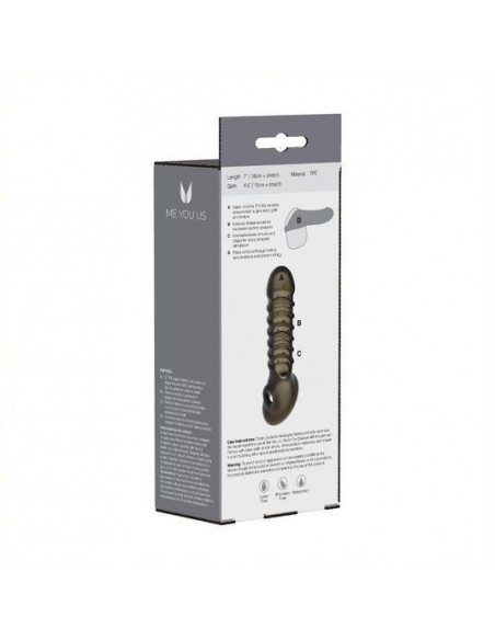 Nakładka Na Penisa Me You Us Emperor Penis Sleeve Smoke - Przedłużki i nakładki na penisa - 4