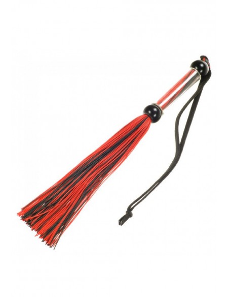 Pejcz BDSM Me You Us Tease And Please Silicone Flogger Black - Baty, pejcze i packi - 1