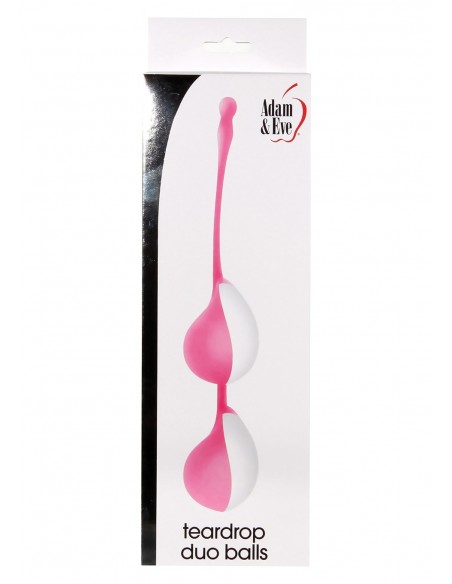 Kulki gejszy TEARDROP DUO BALLS PINK - Kulki Gejszy Podwójne i Pojedyncze - 2