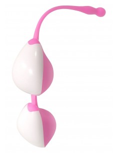 Kulki gejszy TEARDROP DUO BALLS PINK - Kulki Gejszy Podwójne i Pojedyncze - 1