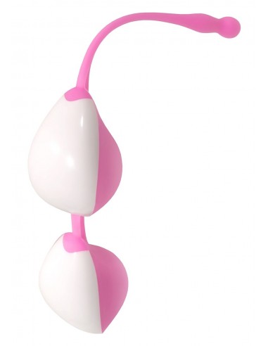 Kulki gejszy TEARDROP DUO BALLS PINK - Kulki Gejszy Podwójne i Pojedyncze - 1