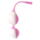 Kulki gejszy Teardrop Duo Balls Pink z ruchomym ciężarkiem, 20 cm - 1