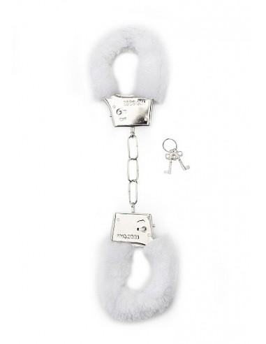 Kajdanki erotyczne Furry Handcuffs - White - Kajdanki erotyczne - 1