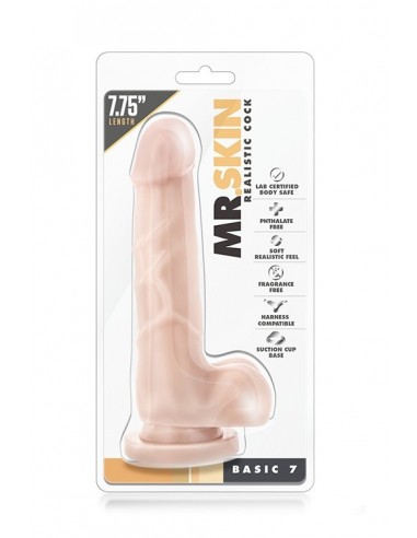 Realistyczne Dildo Mr. Skin Realistic Cock Basic 7'' - Dilda realistyczne - 2