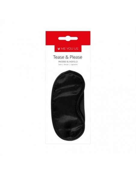 Opaska Na Oczy Erotyczna Padded Blindfold Black - Opaski i maski na oczy - 3