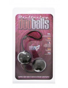 Kulki gejszy MARBILIZED DUO BALLS - BLACK - Kulki Gejszy Podwójne i Pojedyncze - 1 2