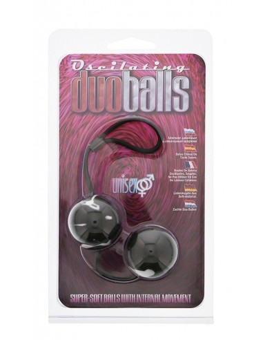 Kulki gejszy MARBILIZED DUO BALLS - BLACK - Kulki Gejszy Podwójne i Pojedyncze - 2