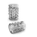 Nakładka na penisa Cock Sleeve 05 Clear - teksturowana, rozciągliwa długość 4,8 cm, średnica wewnętrzna 2,5 cm, średnica zewnętr - 3