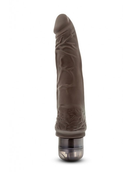 Realistyczny wibrator Mr. Skin Cock Vibe Chocolate 7'' - Wibratory Realistyczne - 1