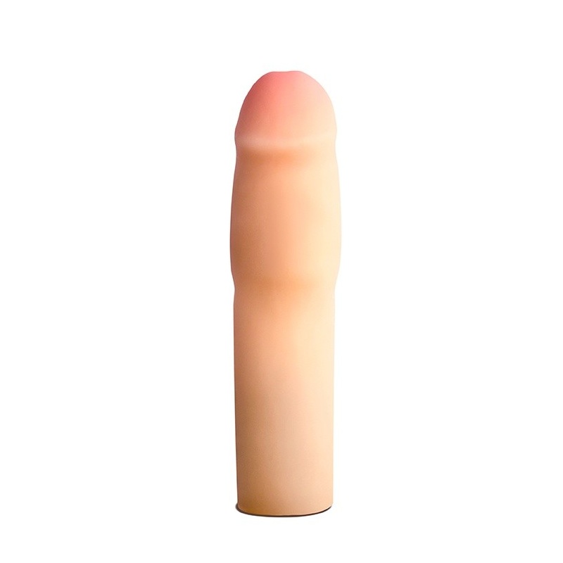 Nakładka na penisa Performance 1.5 Inch Xtender - rozciągliwe TPE Sensa Feel, długość całkowita 16 cm, wydłużenie użytkowe 3,8 c - 1