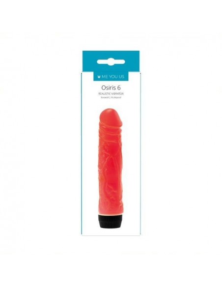 Żelowy wibrator Me You Us Osiris 6 Realistic Vibrator Pink - Wibratory żelowe - 1