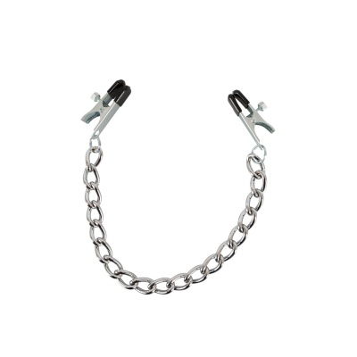 Zaciski sutkowe na łańcuchu BK Chain with clamps – regulacja nacisku śrubami, długość całkowita 43,5 cm - 1 2