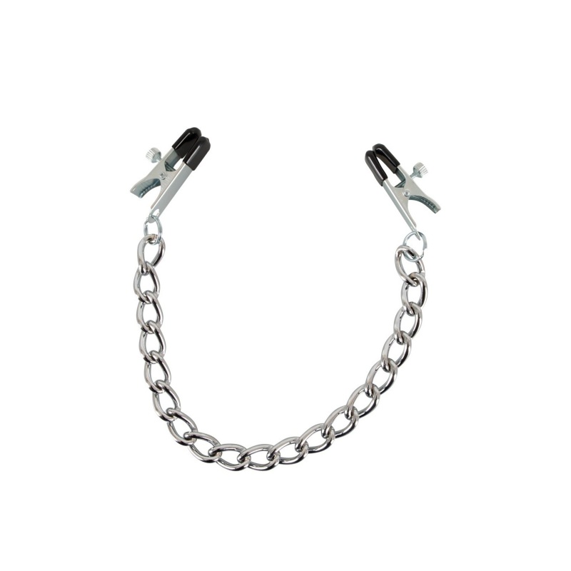 Zaciski sutkowe na łańcuchu BK Chain with clamps – regulacja nacisku śrubami, długość całkowita 43,5 cm - 2