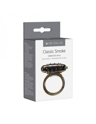 Pierścien erekcyjny wibrujący Me You Us Classic Smoke Cock Ring Smoke - Pierścienie erekcyjne wibrujące - 3