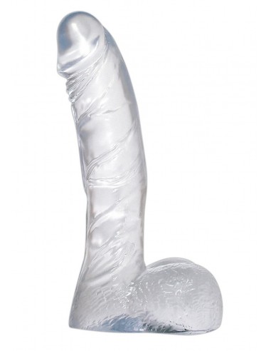 Żelowe dildo realistyczne Crystal Clear Dong S - Dilda żelowe - 1