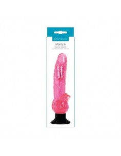 Żelowy wibrator Me You Us Mounty 6 Realistic Vibrator Pink - Wibratory żelowe - 1 2