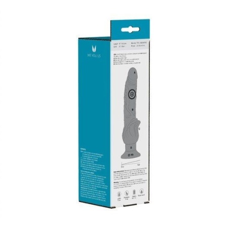 Wibrator Mounty 6 Realistyczny Róż - regulowana wibracja, silikonowy relief żył - 4