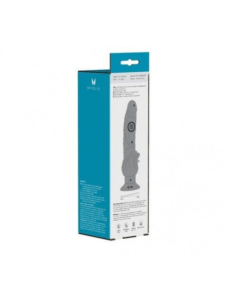 Żelowy wibrator Me You Us Mounty 6 Realistic Vibrator Pink - Wibratory żelowe - 4