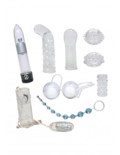 Zestaw akcesoriów erotycznych Crystal Set - Śmieszne gadżety, prezenty - 1 2