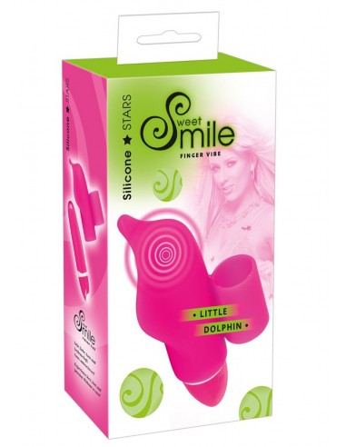 Wibrator mini na palec Little Dolphin - Nakładki na palce - 1