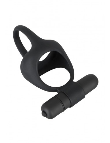 Pierścien erekcyjny wibrujący Czarny Velvets Cock/B - Pierścienie erekcyjne wibrujące - 1