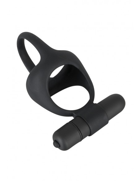 Pierścien erekcyjny wibrujący Czarny Velvets Cock/B - Pierścienie erekcyjne wibrujące - 1