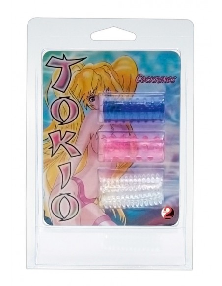 Stymulująca Nakładka Tokio Sleeves - Przedłużki i nakładki na penisa - 2