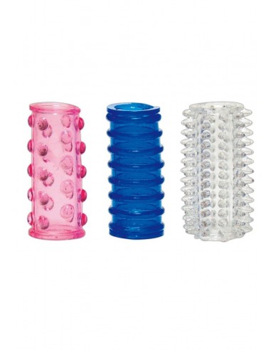 Stymulująca Nakładka Tokio Sleeves - Przedłużki i nakładki na penisa - 1