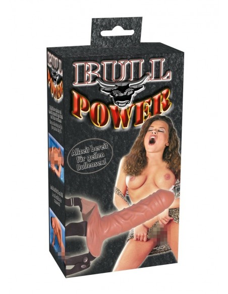 Dildo Na Pasku - Strapon Proteza Bull Power - Strap-ony, dilda na pasku bez wibracji - 3
