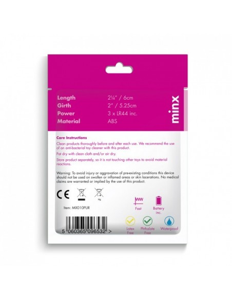 Mini wibrator Blush Single Speed Mini Vibrator Purple - Wibratory Mini - 2