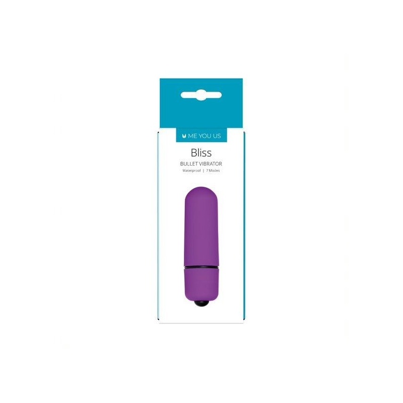 Wibrator Bliss 7 Mode Mini Bullet - 7 trybów wibracji, wodoodporny silikon matowy, kompaktowe wymiary typu mini bullet - 2