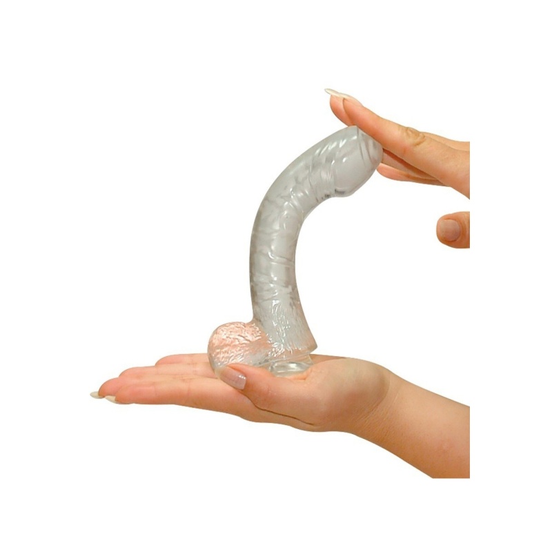 Dildo realistyczne Lazy Buttcock z przyssawką i jądrami, PVC, 16,5 cm - 2