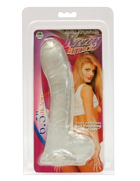 Żelowe dildo realistyczne Lazy Buttcock - Dilda żelowe - 3