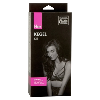 Hers Kegel Kit – zestaw do treningu mięśni dna miednicy z wibracją, kulki 3 cm - 1
