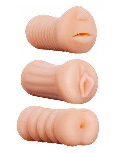 Masturbator Xxx To-Go Threesome - Masturbatory i Sztuczne pochwy - 1