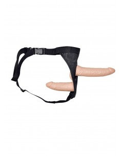 Podwójny Strapon Double Dongs Strapon - Strap-ony, dilda na pasku bez wibracji - 1 2