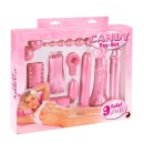 Zestaw erotyczny Candy Toy Set – 9 elementów, cukierkowy róż - 1