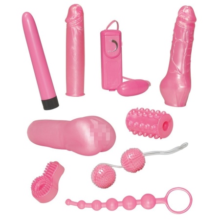 Zestaw erotyczny Candy Toy Set – 9 elementów, cukierkowy róż - 2